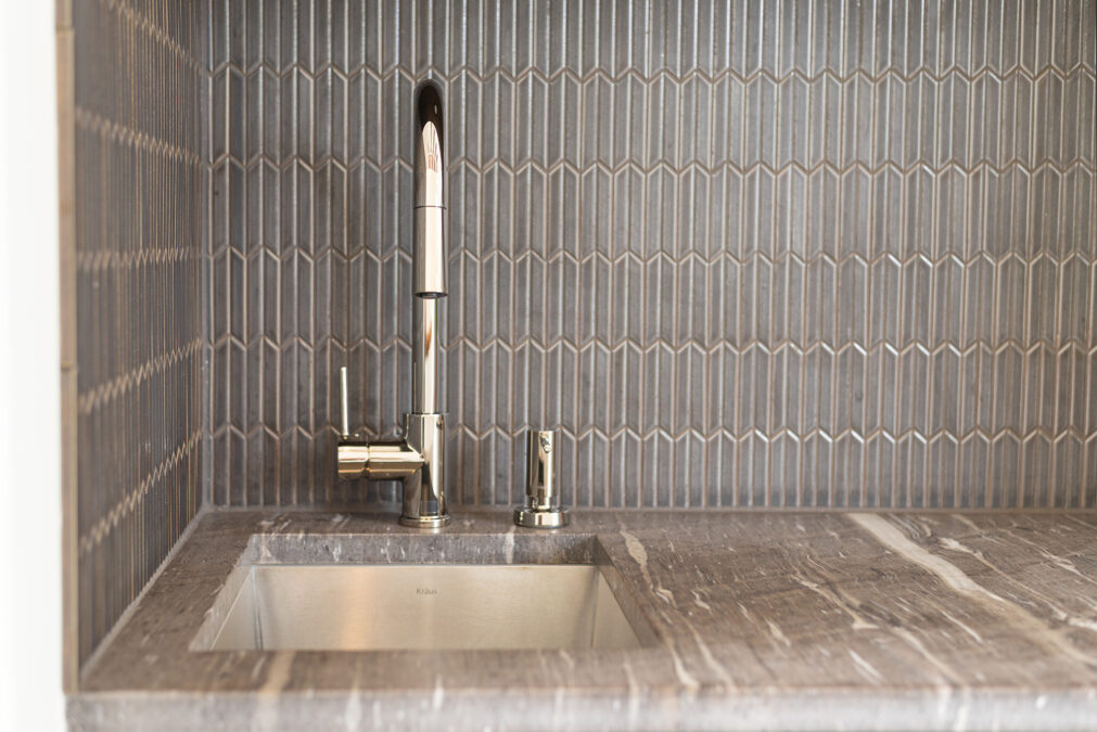 Sink Detail With Tile Backsplash